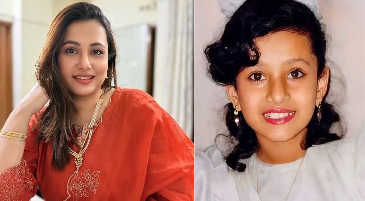 ছোটবেলার ছবিটির পেছনের গল্প বলে আবেগপ্রবণ হয়ে পড়লেন পূর্ণিমা