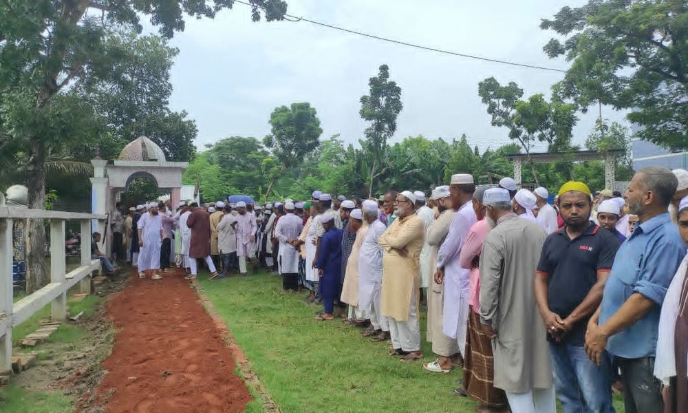 দৈনিক দৃষ্টিপাত সম্পাদক জি এম নূর ইসলামের দাফন সম্পন্ন