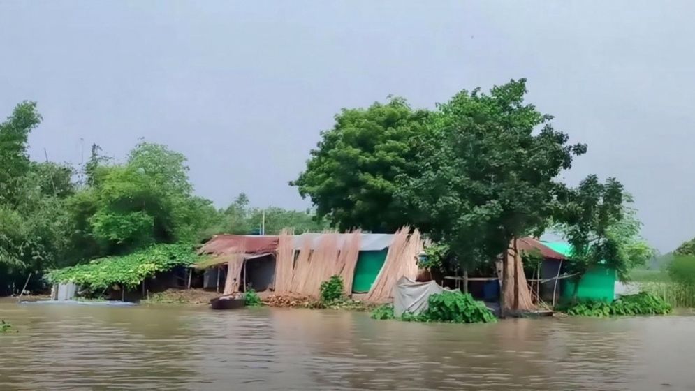 পদ্মার পানি বিপৎসীমার ওপরে, কুষ্টিয়ায় পানিবন্দি ৫০ হাজার মানুষ
