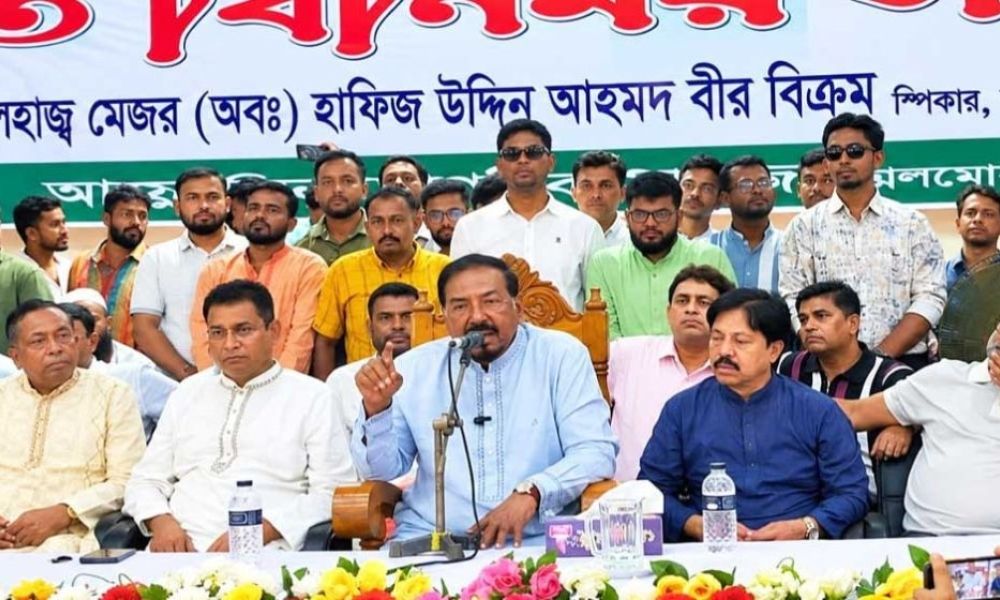 শেখ হাসিনা বিশ্বের সেরা অভিনেত্রী: স্পিকার হাফিজ